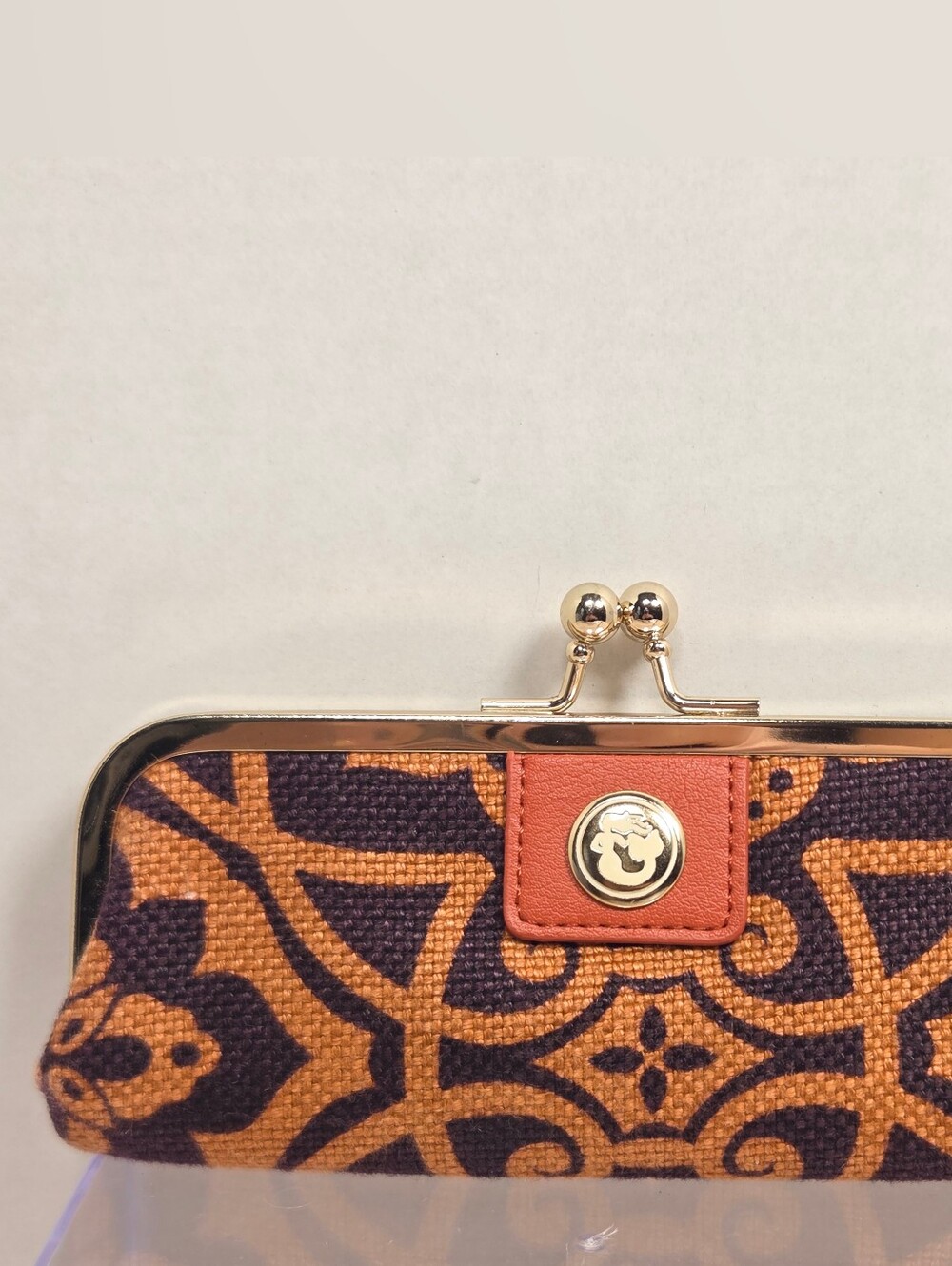 Spartina Daufuskie Island Coin/Change Purse Eyeglass Case Kiss Lock Clasp